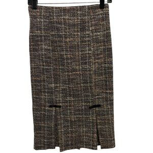 Chic Tweed Pencil Skirt